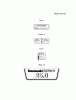 Kawasaki Motoren FH641V - DS25 bis FS481V - BS13 FH721V-BS38 - Kawasaki FH721V 4-Stroke Engine Spareparts LABEL