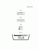 Kawasaki Motoren FH641V - DS25 bis FS481V - BS13 FH721V-ES01 - Kawasaki FH721V 4-Stroke Engine Spareparts LABEL