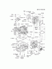 Kawasaki Motoren FH641V - DS25 bis FS481V - BS13 FH721V-ES13 - Kawasaki FH721V 4-Stroke Engine Spareparts CYLINDER/CRANKCASE
