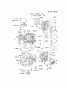 Kawasaki Motoren FH641V - DS25 bis FS481V - BS13 FH721V-FS27 - Kawasaki FH721V 4-Stroke Engine Spareparts CYLINDER/CRANKCASE