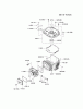 Kawasaki Motoren FH641V - DS25 bis FS481V - BS13 FJ180V-AM21 - Kawasaki FJ180V 4-Stroke Engine Spareparts CYLINDER/CRANKCASE