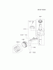 Kawasaki Motoren FH641V - DS25 bis FS481V - BS13 FJ180V-AS15 - Kawasaki FJ180V 4-Stroke Engine Spareparts PISTON/CRANKSHAFT