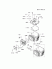 Kawasaki Motoren FH641V - DS25 bis FS481V - BS13 FJ180V-AS27 - Kawasaki FJ180V 4-Stroke Engine Spareparts CYLINDER/CRANKCASE