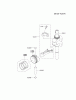 Kawasaki Motoren FH641V - DS25 bis FS481V - BS13 FJ180V-AS28 - Kawasaki FJ180V 4-Stroke Engine Spareparts PISTON/CRANKSHAFT