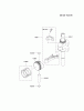 Kawasaki Motoren FH641V - DS25 bis FS481V - BS13 FJ180V-AM11 - Kawasaki FJ180V 4-Stroke Engine Spareparts PISTON/CRANKSHAFT