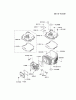 Kawasaki Motoren FH641V - DS25 bis FS481V - BS13 FJ180V-BM18 - Kawasaki FJ180V 4-Stroke Engine Spareparts CYLINDER/CRANKCASE