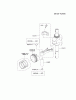 Kawasaki Motoren FH641V - DS25 bis FS481V - BS13 FJ180V-AS16 - Kawasaki FJ180V 4-Stroke Engine Spareparts PISTON/CRANKSHAFT