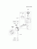 Kawasaki Motoren FH641V - DS25 bis FS481V - BS13 FJ180V-AS25 - Kawasaki FJ180V 4-Stroke Engine Spareparts PISTON/CRANKSHAFT