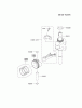 Kawasaki Motoren FH641V - DS25 bis FS481V - BS13 FJ180V-AS33 - Kawasaki FJ180V 4-Stroke Engine Spareparts PISTON/CRANKSHAFT