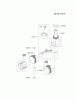 Kawasaki Motoren FH641V - DS25 bis FS481V - BS13 FJ180V-AS40 - Kawasaki FJ180V 4-Stroke Engine Spareparts PISTON/CRANKSHAFT