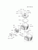 Kawasaki Motoren FH641V - DS25 bis FS481V - BS13 FJ180V-BS01 - Kawasaki FJ180V 4-Stroke Engine Spareparts CYLINDER/CRANKCASE