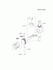 Kawasaki Motoren FH641V - DS25 bis FS481V - BS13 FJ180V-BS01 - Kawasaki FJ180V 4-Stroke Engine Spareparts PISTON/CRANKSHAFT