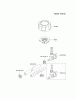 Kawasaki Motoren FH641V - DS25 bis FS481V - BS13 FJ180V-AS23 - Kawasaki FJ180V 4-Stroke Engine Spareparts FUEL-TANK/FUEL-VALVE