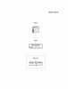 Kawasaki Motoren FH641V - DS25 bis FS481V - BS13 FJ180V-BS30 - Kawasaki FJ180V 4-Stroke Engine Spareparts LABEL