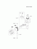 Kawasaki Motoren FH641V - DS25 bis FS481V - BS13 FJ180V-DS08 - Kawasaki FJ180V 4-Stroke Engine Spareparts PISTON/CRANKSHAFT