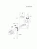 Kawasaki Motoren FH641V - DS25 bis FS481V - BS13 FJ180V-DS09 - Kawasaki FJ180V 4-Stroke Engine Spareparts PISTON/CRANKSHAFT