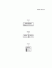 Kawasaki Motoren FH641V - DS25 bis FS481V - BS13 FJ180V-DS10 - Kawasaki FJ180V 4-Stroke Engine Spareparts LABEL