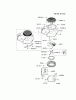 Kawasaki Motoren FH641V - DS25 bis FS481V - BS13 FR651V-BS12 - Kawasaki FR651V 4-Stroke Engine Spareparts COOLING-EQUIPMENT