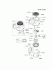 Kawasaki Motoren FH641V - DS25 bis FS481V - BS13 FR651V-AS17 - Kawasaki FR651V 4-Stroke Engine Spareparts COOLING-EQUIPMENT