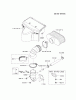 Kawasaki Motoren FH641V - DS25 bis FS481V - BS13 FR651V-AS05 - Kawasaki FR651V 4-Stroke Engine Spareparts AIR-FILTER(FR651-A16266∼)