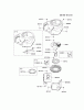 Kawasaki Motoren FH641V - DS25 bis FS481V - BS13 FR651V-CS08 - Kawasaki FR651V 4-Stroke Engine Spareparts COOLING-EQUIPMENT