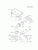 Kawasaki Motoren FH641V - DS25 bis FS481V - BS13 FR691V-AS17 - Kawasaki FR691V 4-Stroke Engine Spareparts AIR-FILTER/MUFFLER