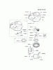 Kawasaki Motoren FH641V - DS25 bis FS481V - BS13 FR691V-AS17 - Kawasaki FR691V 4-Stroke Engine Spareparts COOLING-EQUIPMENT