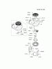 Kawasaki Motoren FH641V - DS25 bis FS481V - BS13 FR691V-AS19 - Kawasaki FR691V 4-Stroke Engine Spareparts COOLING-EQUIPMENT