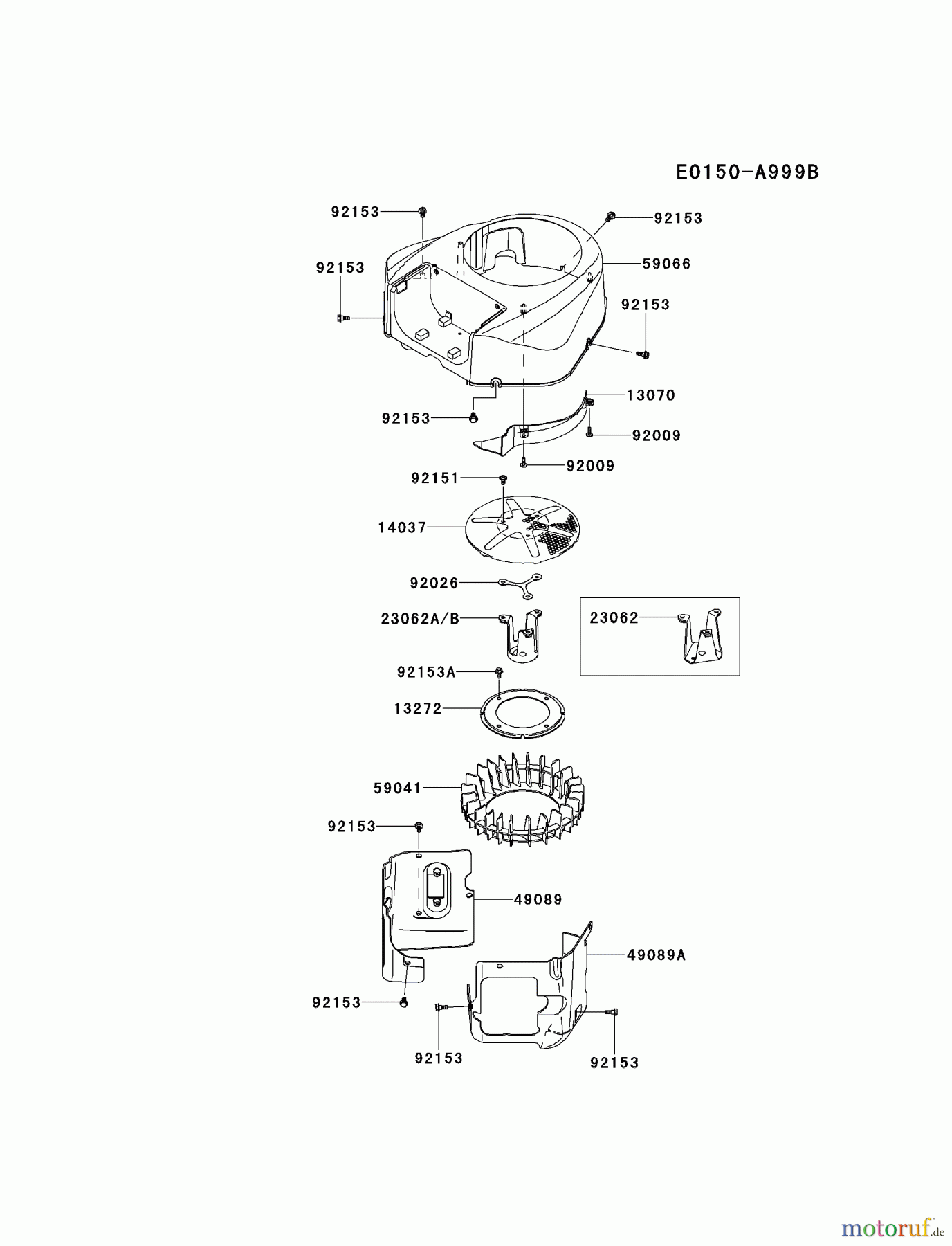  Kawasaki Motoren Motoren Vertikal FH641V - DS25 bis FS481V - BS13 FR691V-AS06 - Kawasaki FR691V 4-Stroke Engine COOLING-EQUIPMENT