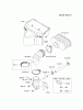 Kawasaki Motoren FH641V - DS25 bis FS481V - BS13 FR691V-CS07 - Kawasaki FR691V 4-Stroke Engine Spareparts AIR-FILTER/MUFFLER