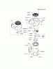 Kawasaki Motoren FH641V - DS25 bis FS481V - BS13 FR691V-CS07 - Kawasaki FR691V 4-Stroke Engine Spareparts COOLING-EQUIPMENT