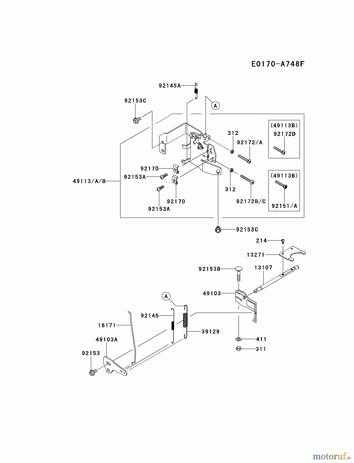  Kawasaki Motoren Motoren Vertikal FH641V - DS25 bis FS481V - BS13 FR691V-AS15 - Kawasaki FR691V 4-Stroke Engine CONTROL-EQUIPMENT