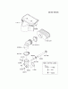 Kawasaki Motoren FH641V - DS25 bis FS481V - BS13 FR651V-BS11 - Kawasaki FR651V 4-Stroke Engine Spareparts AIR-FILTER/MUFFLER