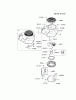 Kawasaki Motoren FH641V - DS25 bis FS481V - BS13 FR691V-BS18 - Kawasaki FR691V 4-Stroke Engine Spareparts COOLING-EQUIPMENT