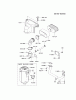 Kawasaki Motoren FH641V - DS25 bis FS481V - BS13 FS481V-AS09 - Kawasaki FS481V 4-Stroke Engine Spareparts AIR-FILTER/MUFFLER