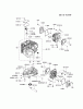 Kawasaki Motoren FH641V - DS25 bis FS481V - BS13 FS481V-AS25 - Kawasaki FS481V 4-Stroke Engine Spareparts CYLINDER/CRANKCASE