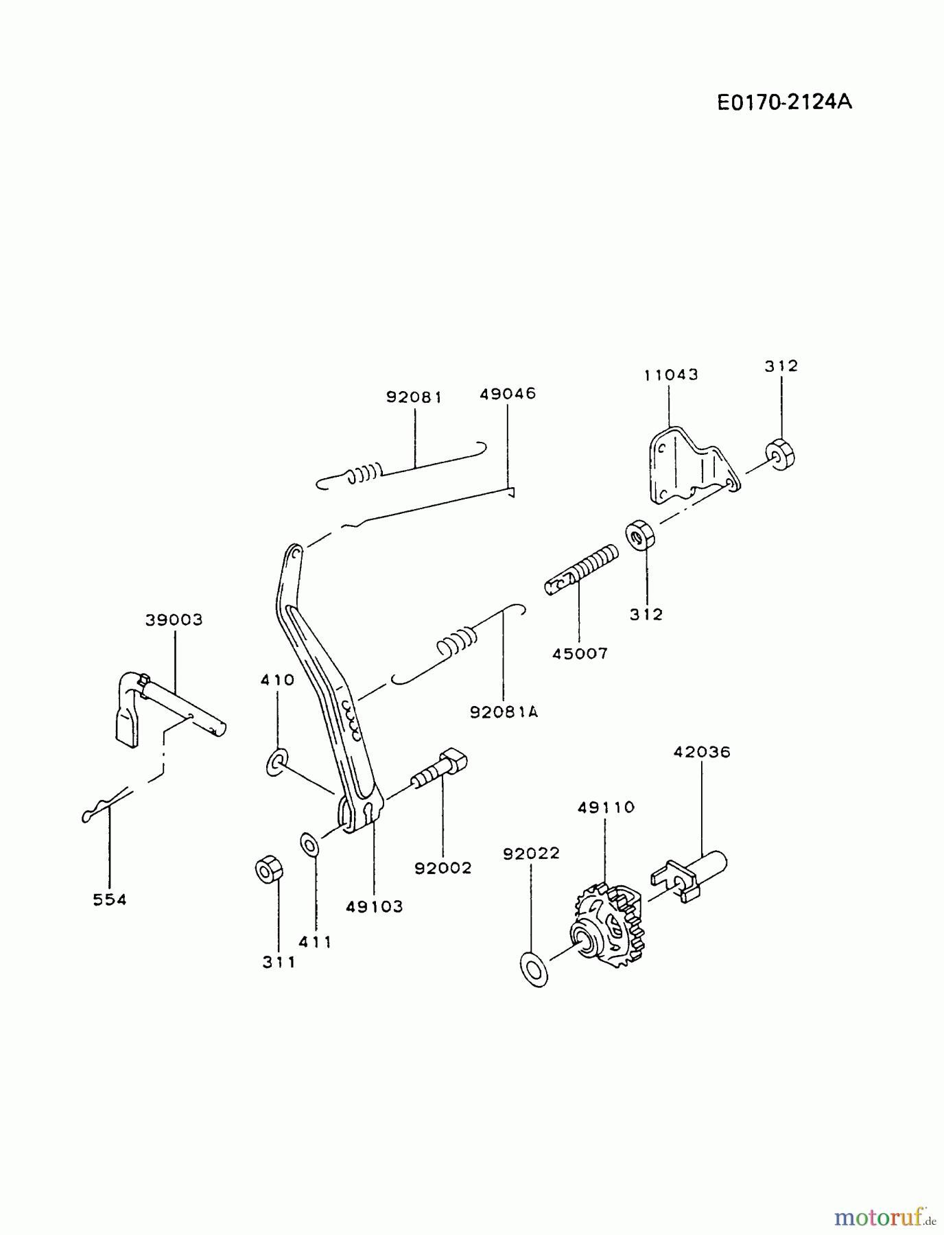  Kawasaki Motoren Motoren, Horizontal FA210D-AS21 - Kawasaki FA210D 4-Stroke Engine CONTROL-EQUIPMENT