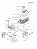 Kawasaki Motoren FA210V - AS02 bis FH641V - DS24 FA210V-BS01 - Kawasaki FA210V 4-Stroke Engine Spareparts AIR-FILTER/MUFFLER