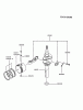 Kawasaki Motoren FA210V - AS02 bis FH641V - DS24 FA210V-BS01 - Kawasaki FA210V 4-Stroke Engine Spareparts PISTON/CRANKSHAFT