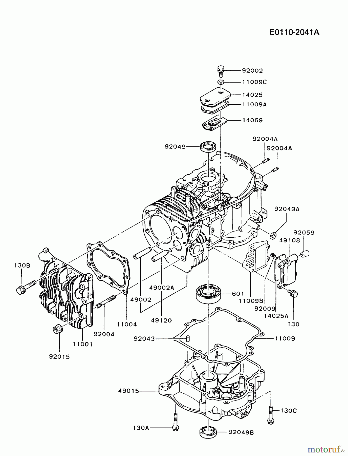 Kawasaki Motoren Motoren Vertikal FA210V - AS02 bis FH641V - DS24 ...