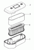 Kawasaki Motoren FA210V - AS02 bis FH641V - DS24 FB460V-AS01 - Kawasaki FB460V 4-Stroke Engine Spareparts Air Filter