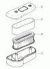 Kawasaki Motoren FA210V - AS02 bis FH641V - DS24 FB460V-AS05 - Kawasaki FB460V 4-Stroke Engine Spareparts Air Filter