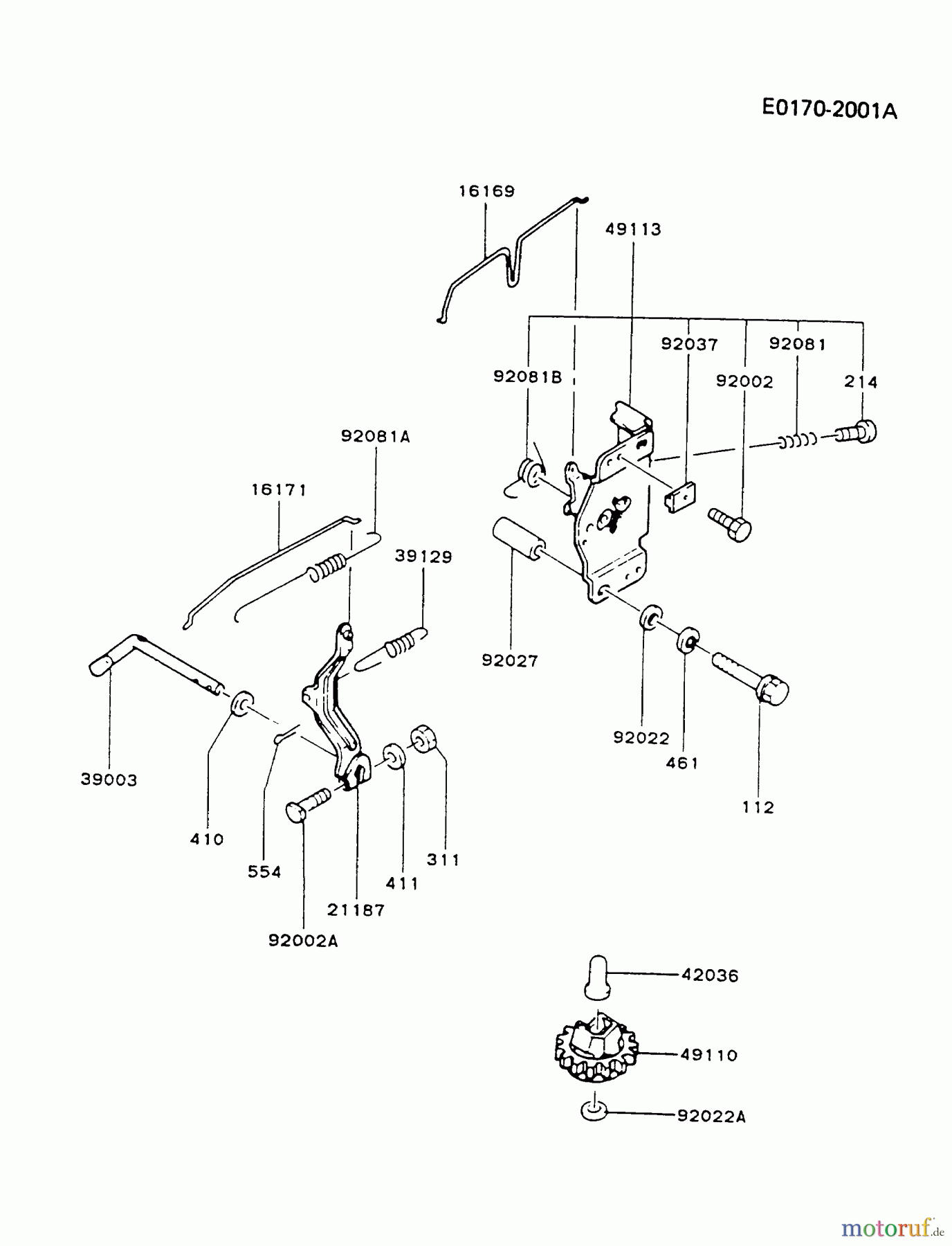  Kawasaki Motoren Motoren Vertikal FA210V - AS02 bis FH641V - DS24 FB460V-AS27 - Kawasaki FB460V 4-Stroke Engine CONTROL-EQUIPMENT