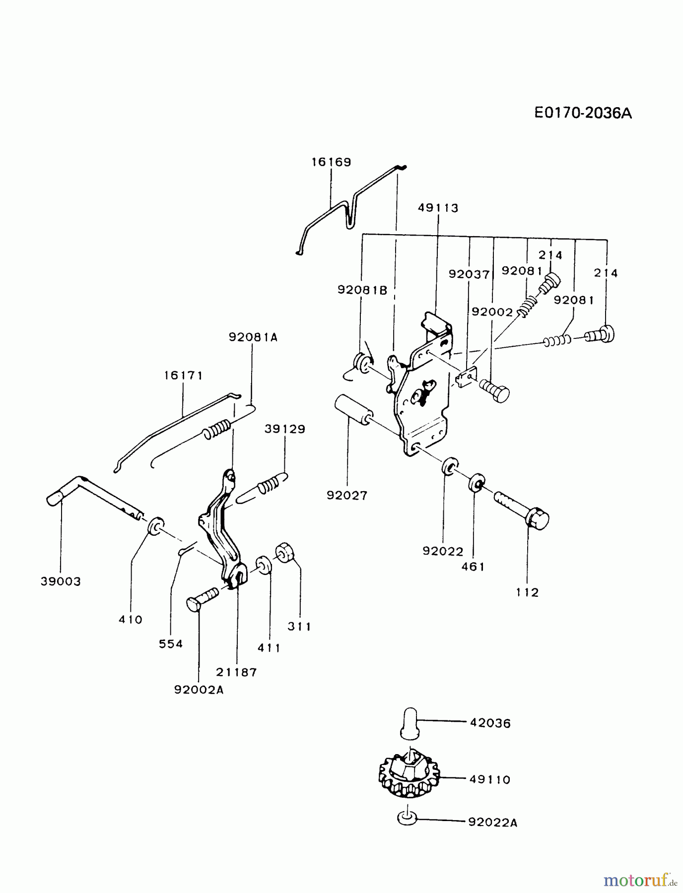  Kawasaki Motoren Motoren Vertikal FA210V - AS02 bis FH641V - DS24 FB460V-BS17 - Kawasaki FB460V 4-Stroke Engine CONTROL-EQUIPMENT