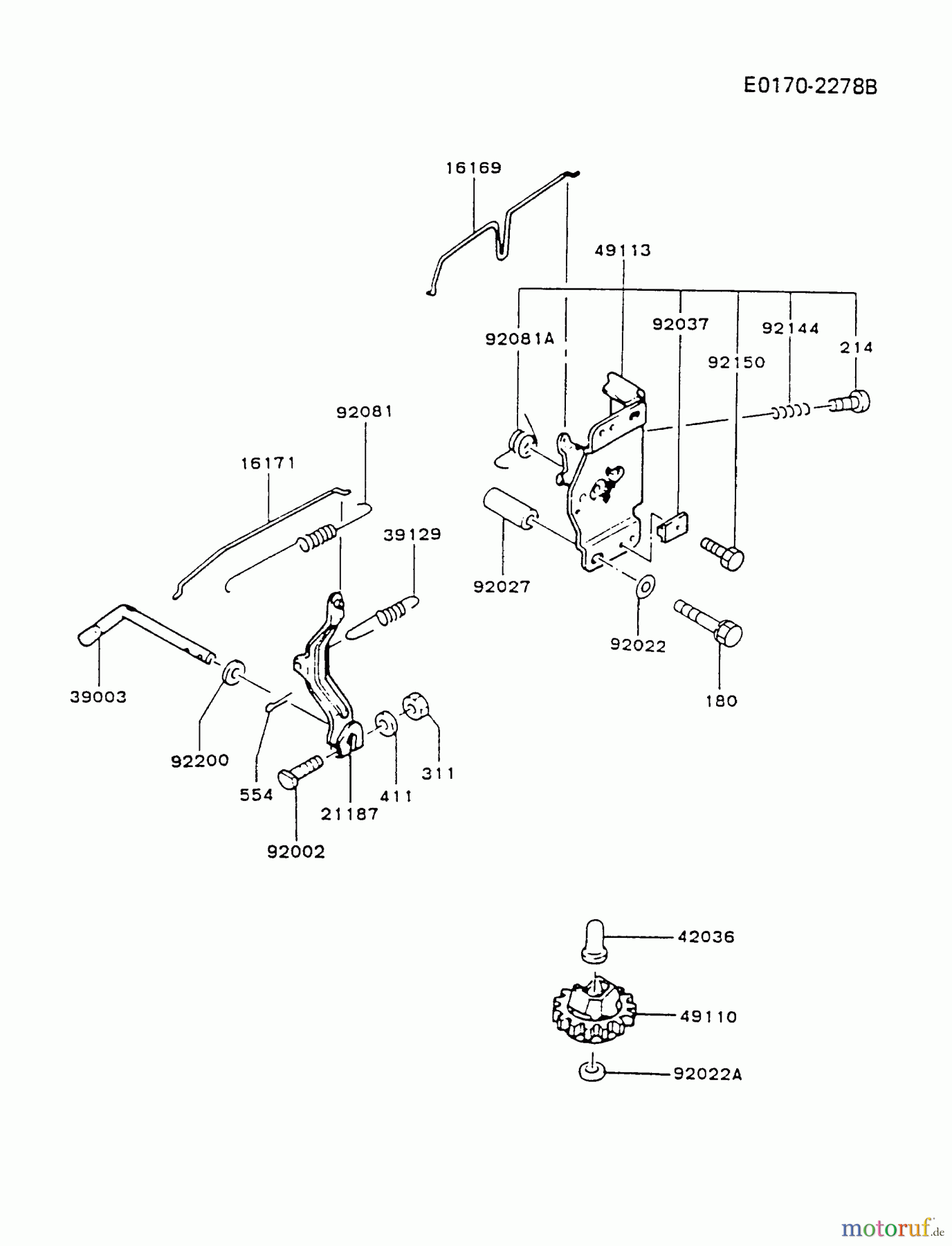  Kawasaki Motoren Motoren Vertikal FA210V - AS02 bis FH641V - DS24 FB460V-BS32 - Kawasaki FB460V 4-Stroke Engine CONTROL-EQUIPMENT