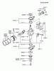 Kawasaki Motoren FA210V - AS02 bis FH641V - DS24 FB460V-DS12 - Kawasaki FB460V 4-Stroke Engine Spareparts PISTON/CRANKSHAFT