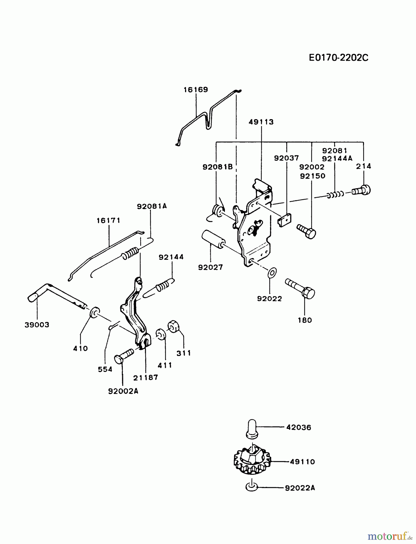  Kawasaki Motoren Motoren Vertikal FA210V - AS02 bis FH641V - DS24 FB460V-GS07 - Kawasaki FB460V 4-Stroke Engine CONTROL-EQUIPMENT