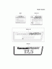 Kawasaki Motoren FA210V - AS02 bis FH641V - DS24 FB460V-LS08 - Kawasaki FB460V 4-Stroke Engine Spareparts LABEL