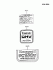 Kawasaki Motoren FA210V - AS02 bis FH641V - DS24 FC150V-ES08 - Kawasaki FC150V 4-Stroke Engine Spareparts LABEL