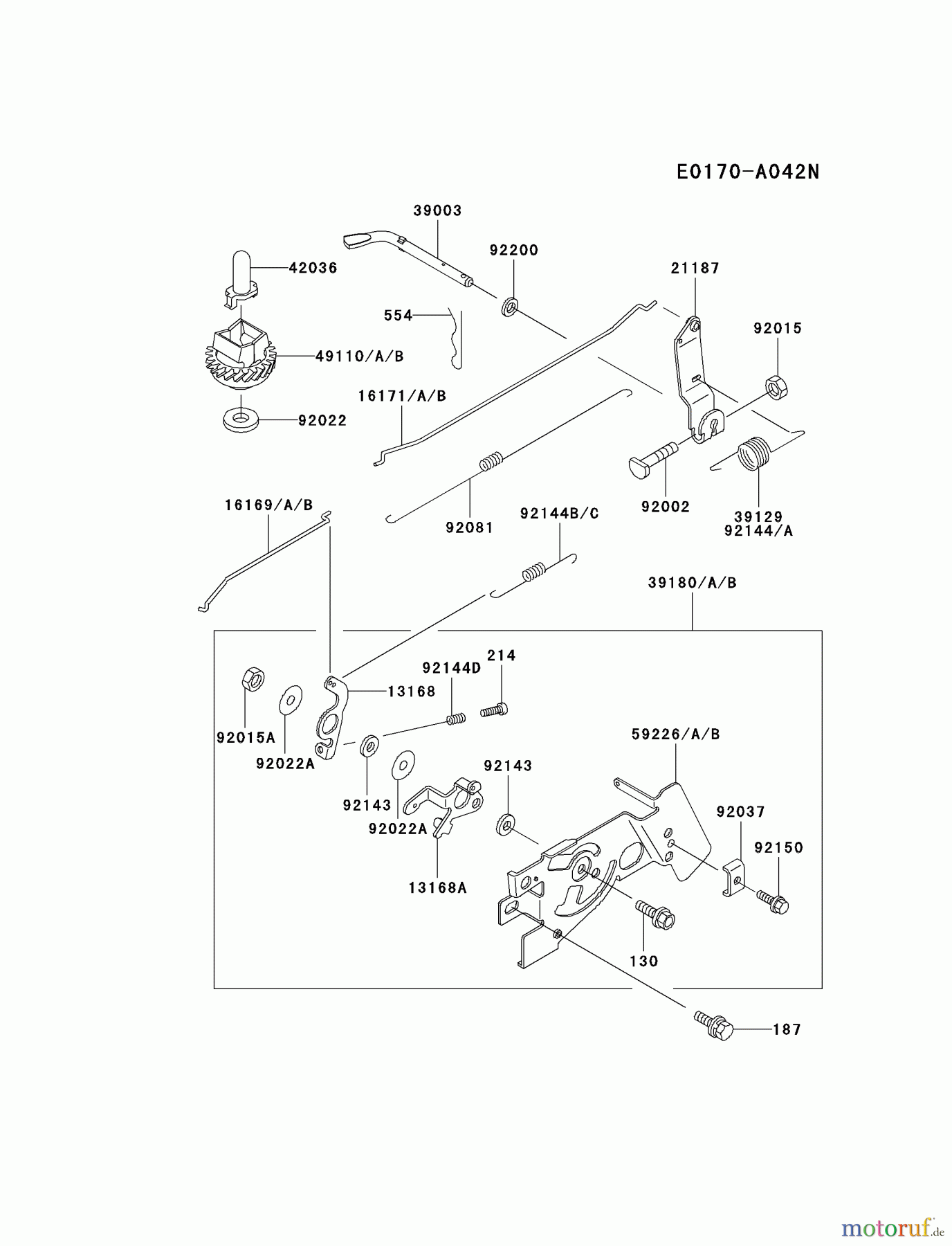  Kawasaki Motoren Motoren Vertikal FA210V - AS02 bis FH641V - DS24 FC150V-FS10 - Kawasaki FC150V 4-Stroke Engine CONTROL-EQUIPMENT #1